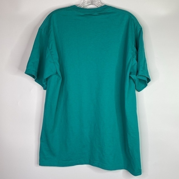 Vintage Endless Designs Easter Hound Dog Green Tshirt 90s Size Large - Picture 5 of 9